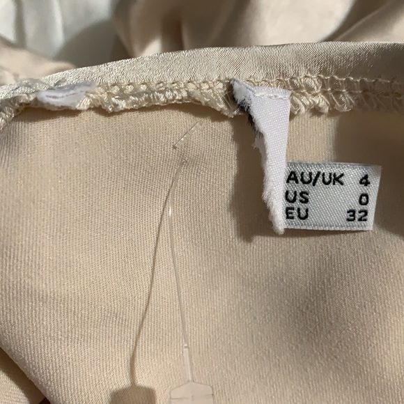 Princess Polly Star Power Mini Dress Champagne - Picture 10 of 11